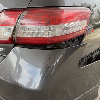 Kaady Car Wash - Damage to rear bumper - Car Wash Near Me - Vancouver, Washington
