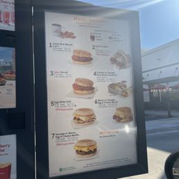 Breakfast menu Breakfast menu