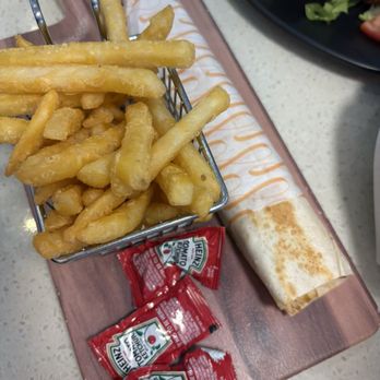THE DOUGH SHOW - Tampa - Wrap with fries - Middle Eastern Near Me - Tampa, Florida