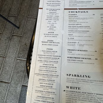 King Street Oyster Bar - HH Menu - Seafood Near Me - Washington, DC, District of Columbia King Street Oyster Bar - HH Menu - Seafood Near Me - Washington, DC, District of Columbia