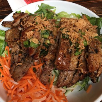 Saigon Shack - Bun with grilled pork chop - Vietnamese Near Me - New York, New York Saigon Shack - Bun with grilled pork chop - Vietnamese Near Me - New York, New York