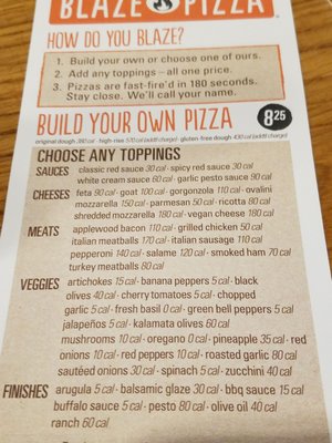 Menu photo 4 Blaze Pizza Decatur, GA Menu photo 4 Blaze Pizza Decatur, GA