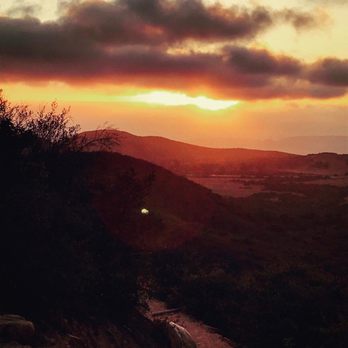 Iron Mountain - The view headed back down the mountain - Hiking Near Me - Poway, California