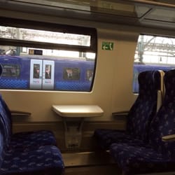 Scotrail Railways - Glasgow Central to Ayr (electrical outlets for charging!)