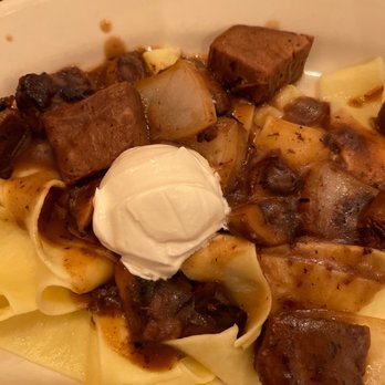 Minervas Restaurant - Sioux Falls - BEEF STROGANOFF - New American Near Me - Sioux Falls, South Dakota