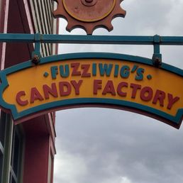 Big sign. You can't miss it.