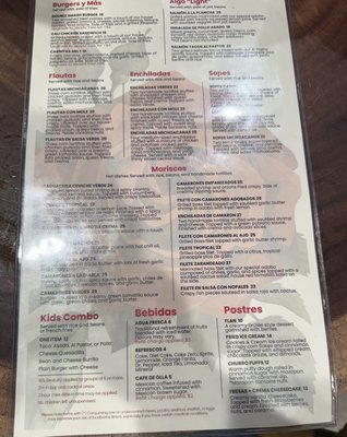 Menu photo 2 Rosa Madera Santa Ana, CA