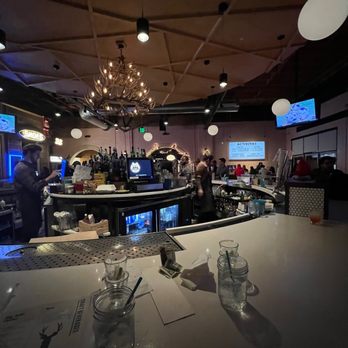 Punch Bowl Social - Inside center bar - Eatertainment Near Me - Dallas, Texas Punch Bowl Social - Inside center bar - Eatertainment Near Me - Dallas, Texas