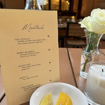 The Fifth - Mocktail menu - New American Near Me - Richardson, Texas The Fifth - Mocktail menu - New American Near Me - Richardson, Texas