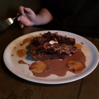 The Curious Artistry & Alchemy Cafe - Chocolate waffle - Pizza Near Me - Kelowna, British Columbia