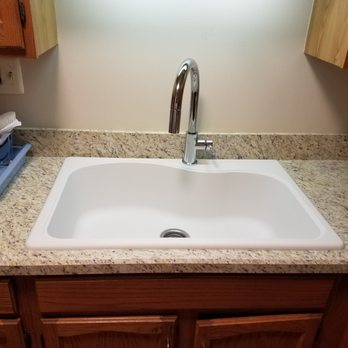 Pinnacle Construction Group - Nice new graphite composite sink with Delta chrome faucet... - Handyman Near Me Pinnacle Construction Group - Nice new graphite composite sink with Delta chrome faucet... - Handyman Near Me