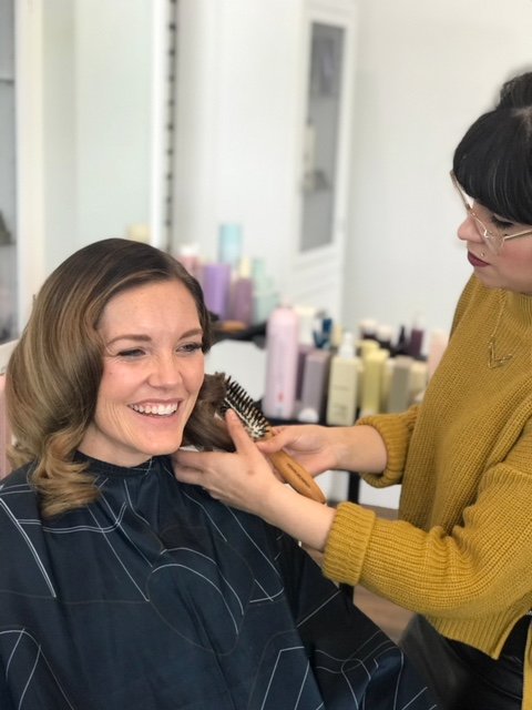 Stephanie Gamarra at Goldfinch Salon Logo