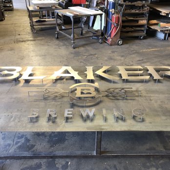 Adtek - Sign made for a local brewery. This is the second one we have made for them. They are opening another location. - Metal Fabricators Near Me - Turlock, California