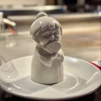 Benihana - Super adorn little Geisha shaped cocktail cup! - Sushi Bars Near Me - Chicago, Illinois