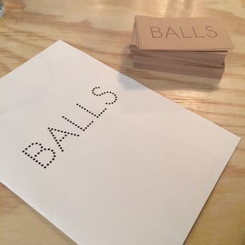 Balls - Balls! - French Near Me - Paris, 75