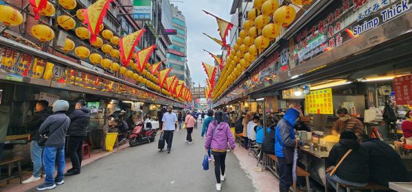 Keelung MiaoKou Night Market by null