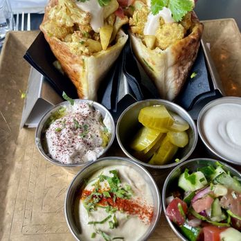 Hummus Kitchen - Cauliflower Pita Taco/Vegan Shawarma - Middle Eastern Near Me - New York, New York Hummus Kitchen - Cauliflower Pita Taco/Vegan Shawarma - Middle Eastern Near Me - New York, New York