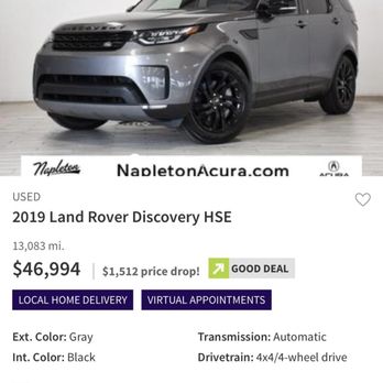 Ed Napleton Acura - This is the Land Rover we were attempting to purchase!!! BAIT & SWITCH - Car Dealers Near Me - Elmhurst, Illinois