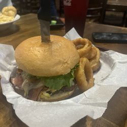 Sidelines Bar And Grill - Hangover Burger