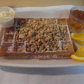The Belgian Cafe - granola waffles - Breakfast & Brunch Near Me - Solvang, California