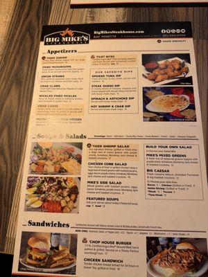 Menu photo 3 Big Mike's Steakhouse Bay Minette, AL