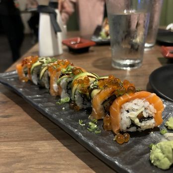 Miku Asian Kitchen & Bar - Salmon Run Roll - Sushi Bars Near Me - Charlotte, North Carolina Miku Asian Kitchen & Bar - Salmon Run Roll - Sushi Bars Near Me - Charlotte, North Carolina