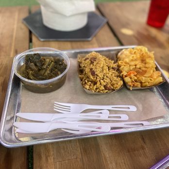 Hog & Tradition - Rice and beans, collard greens, and Mac n cheese - Barbeque Near Me - Henderson, Nevada