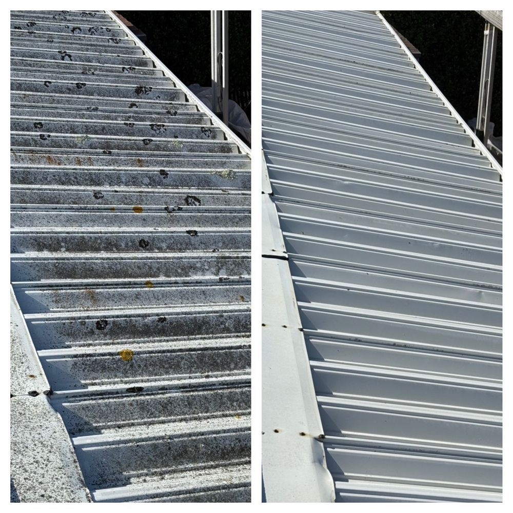 Highland Cleaning Services - Top of the side roof above the door entry. - Gutter Services Near Me - Paso Robles, California Highland Cleaning Services - Top of the side roof above the door entry. - Gutter Services Near Me - Paso Robles, California