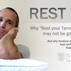 Body In Balance - Why rest is not helpful in healing Tennis Elbow. Video at: http://bodyinbalance.com/1060/tennis-elbow-treatment-rice-rest-rust/
