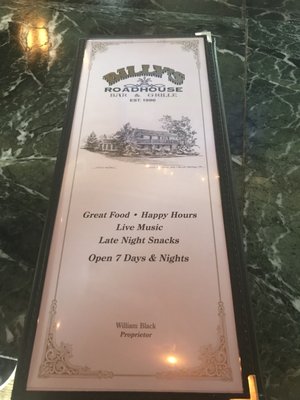 Menu photo 8 Billy's Roadhouse Wexford, PA