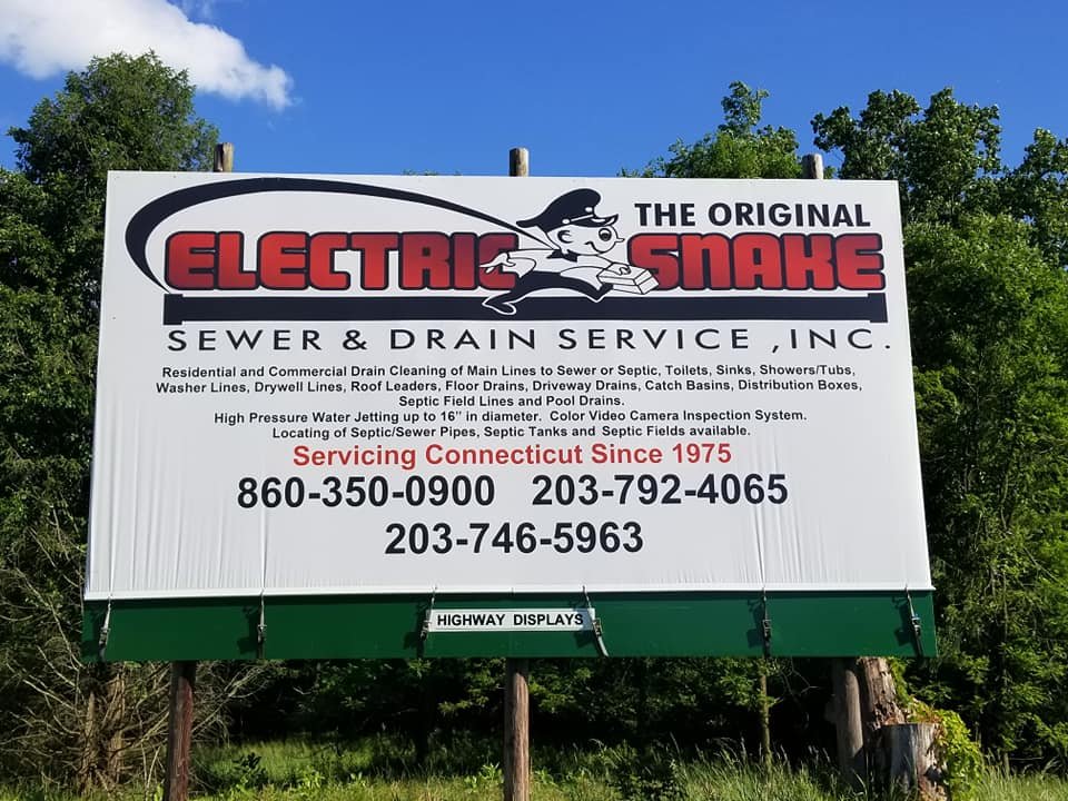 Slide of Electric Snake Sewer and Drain Service