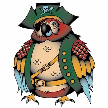 The Portly Pirate - Portly Pete the Pirate parrot - Food Trucks Near Me The Portly Pirate - Portly Pete the Pirate parrot - Food Trucks Near Me