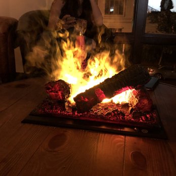 The Davie - Tabletop fireplace - Bars Near Me - Raleigh, North Carolina