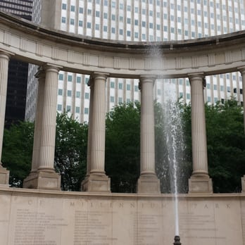 Millennium Park - The fountain on the North end of the park - Parks Near Me - Chicago, Illinois Millennium Park - The fountain on the North end of the park - Parks Near Me - Chicago, Illinois