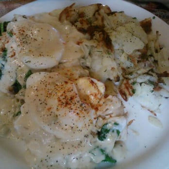 Crackers & Co. Cafe - Eggs Benny Florentine - American Near Me - Mesa, Arizona Crackers & Co. Cafe - Eggs Benny Florentine - American Near Me - Mesa, Arizona