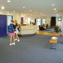 Glenbrook Racquet Club - Glenbrook Racquet Club Interior Courtside Lounge and Front Desk