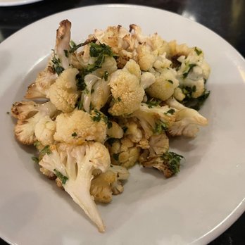 The Local Restaurant - Roasted Cauliflower with Garlic, Parsley,   Lemon Zest - Seafood Near Me - Naples, Florida