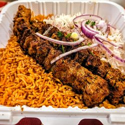 Arlington Kabob - Beef Kofta Kabob Ground beef, mixed with chopped onions and seasoning, char-grilled.
