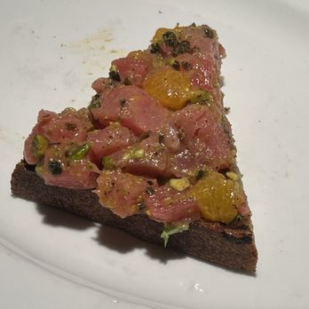 Corinne Austin - Spicy tuna bruschetta - New American Near Me - Austin, Texas Corinne Austin - Spicy tuna bruschetta - New American Near Me - Austin, Texas