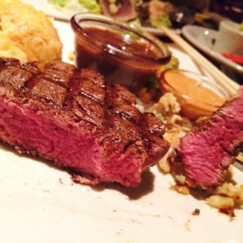 Bonefish Grill - Filet Mignon prepared medium rare. Perfectly cooked. - Seafood Near Me - Willow Grove, Pennsylvania Bonefish Grill - Filet Mignon prepared medium rare. Perfectly cooked. - Seafood Near Me - Willow Grove, Pennsylvania