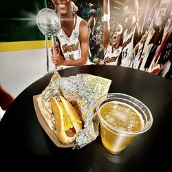 Seattle Kraken - $3 hotdogs and beers for happy hour, Monday through Thursday, but only for the first hour after the doors open