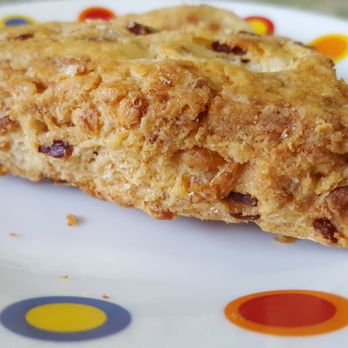 Leah's Cakery - Bacon cheddar scone. So much pig in here. $3.00 - Bakeries Near Me - Ballston Lake, New York Leah's Cakery - Bacon cheddar scone. So much pig in here. $3.00 - Bakeries Near Me - Ballston Lake, New York
