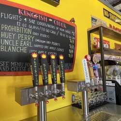 Kingfish Cider - Menu board