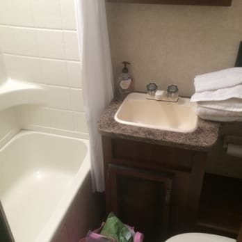 Roscoe Campsite Park - Bathroom. - Rafting/Kayaking Near Me - Roscoe, New York