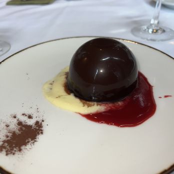PassionFish Reston - Chocolate Mousse Bomb - Seafood Near Me - Reston, Virginia PassionFish Reston - Chocolate Mousse Bomb - Seafood Near Me - Reston, Virginia