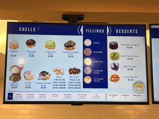 Menu photo 1 Beard Papa’s Glendale, CA
