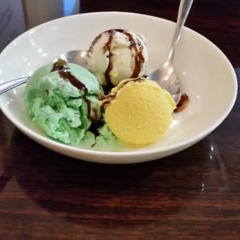 Kailash Parbat - Green might be Pistachio icecream, white is vanilla and last is mango - Indian Near Me - New York, New York Kailash Parbat - Green might be Pistachio icecream, white is vanilla and last is mango - Indian Near Me - New York, New York