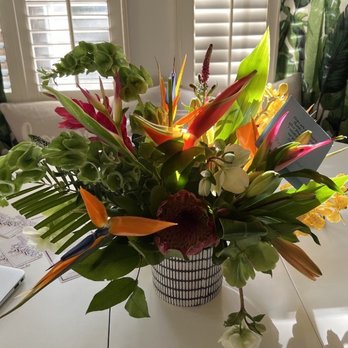 Petals & Vines - Requested a low tropical arrangement - Floral Designers Near Me - Key West, Florida Petals & Vines - Requested a low tropical arrangement - Floral Designers Near Me - Key West, Florida
