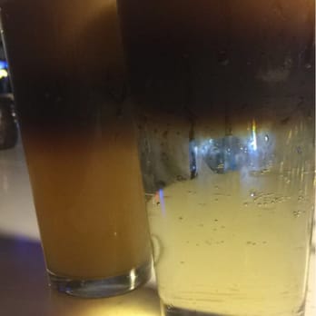 Dave & Buster's Orange - Black and blue & snake bite - American Near Me - Orange, California