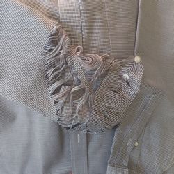 One Hour Martinizing - The left side cuff was shredded.